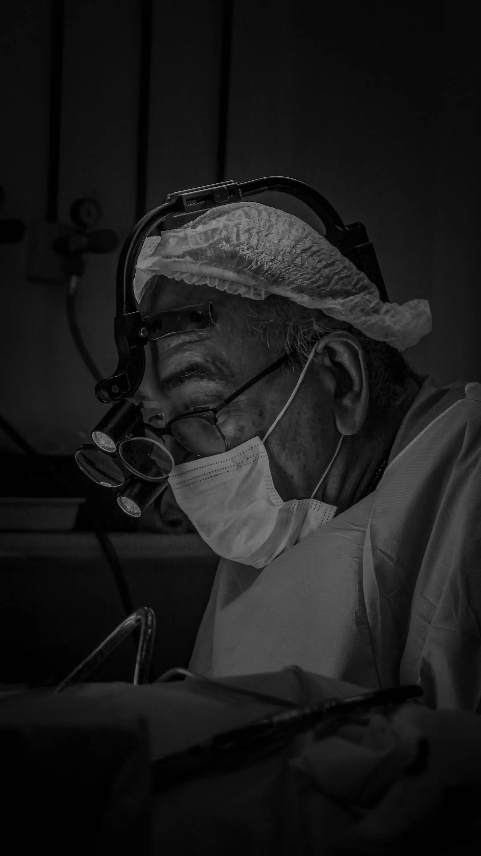 Equipe médica em hospital público